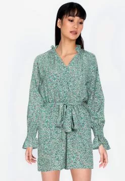 ZALORA BASICS Flutter Sleeve Playsuit