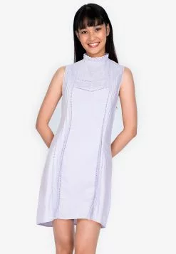 ZALORA BASICS High Neck Sleeveless Dress