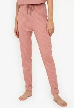 ZALORA BASICS Lounge Ribbed Drawstring Jogger