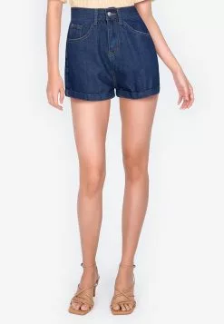 ZALORA BASICS Mom Fit Shorts