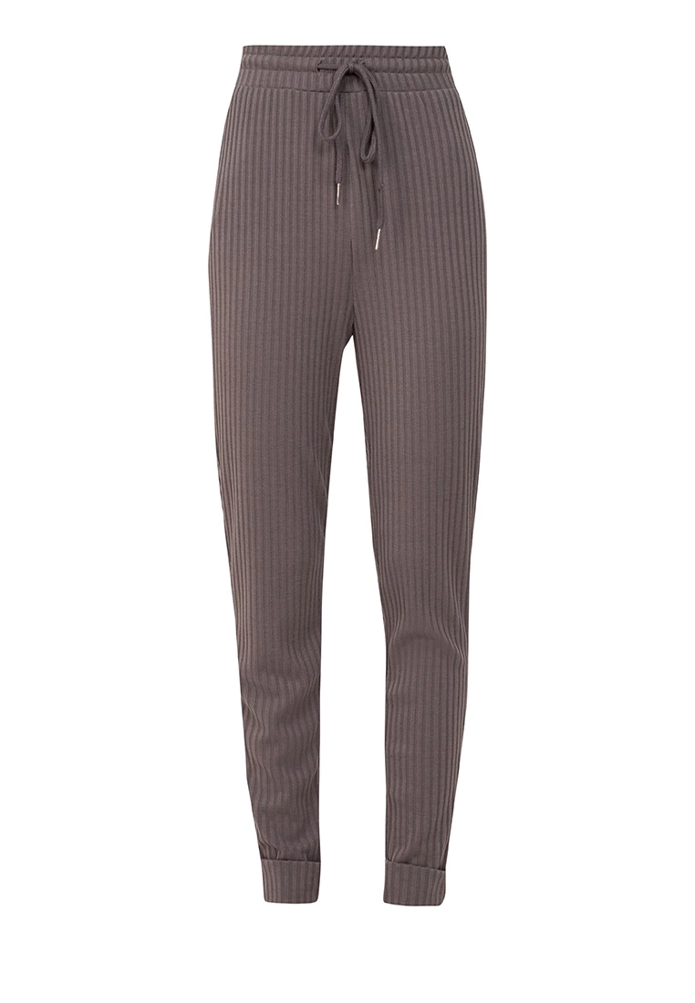 ZALORA BASICS Lounge Ribbed Drawstring Jogger - Billede 5