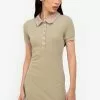 ZALORA BASICS Rib Polo Dress