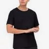 ZALORA BASICS Linen Blend Roll Up Sleeve T-Shirt