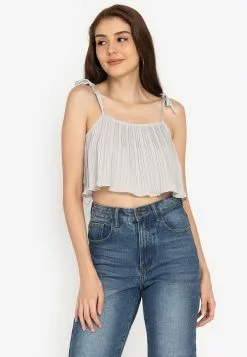 ZALORA BASICS Pleated Cami Top