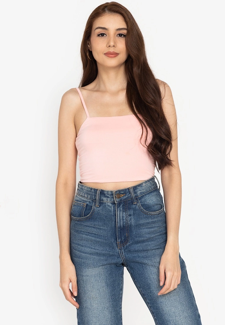 ZALORA BASICS Cami Crop Top