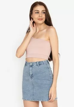 ZALORA BASICS Toga Crop Top