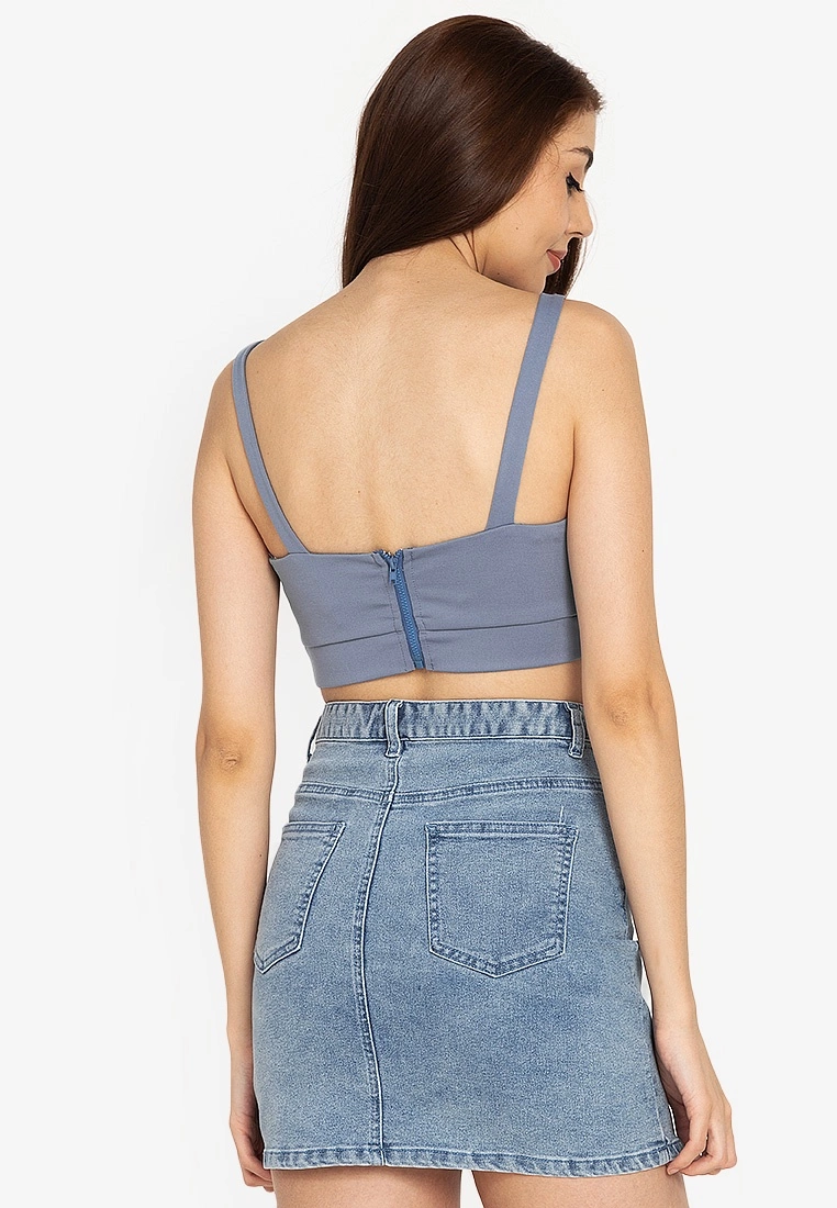 ZALORA BASICS Cut Out Crop Top - Billede 2