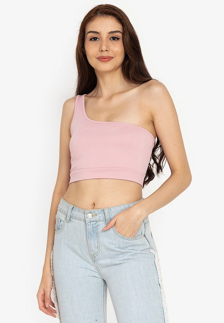 ZALORA BASICS Toga Crop Top