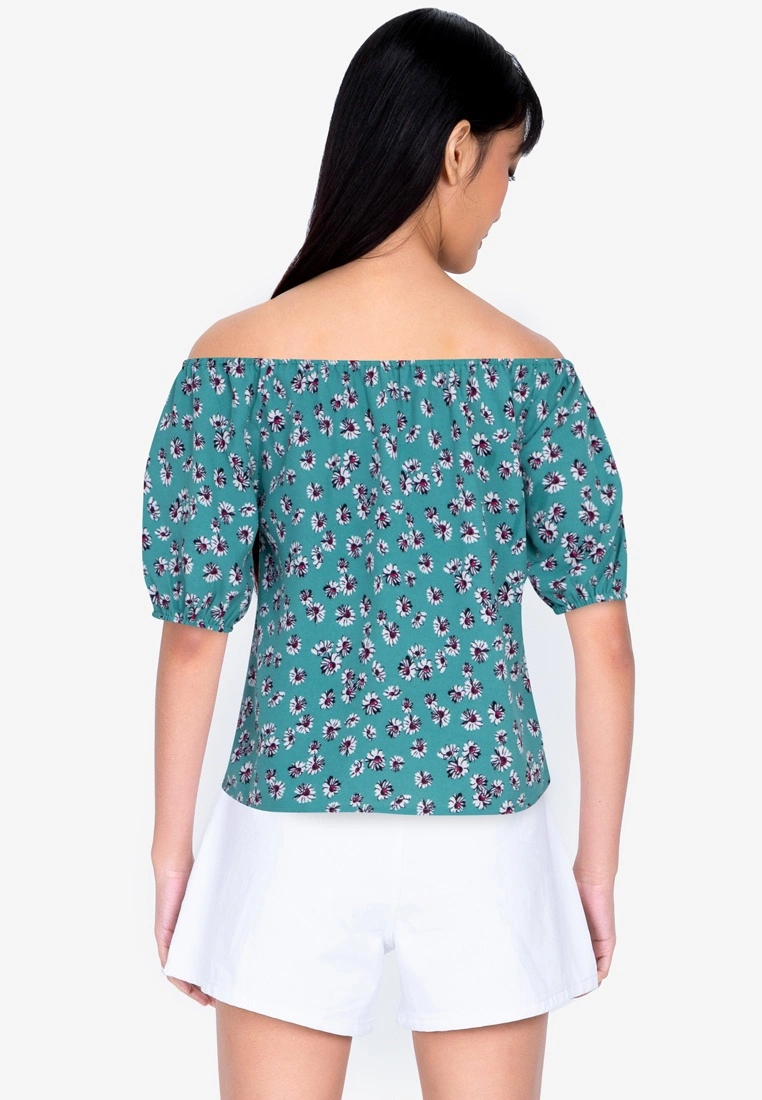 ZALORA BASICS Short Sleeve Off Shoulder Top - Billede 2