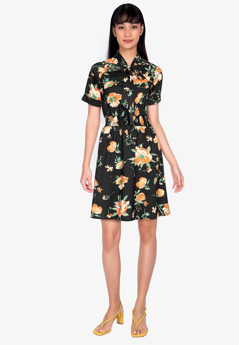 ZALORA BASICS Pussy Bow Detail Dress - Billede 4