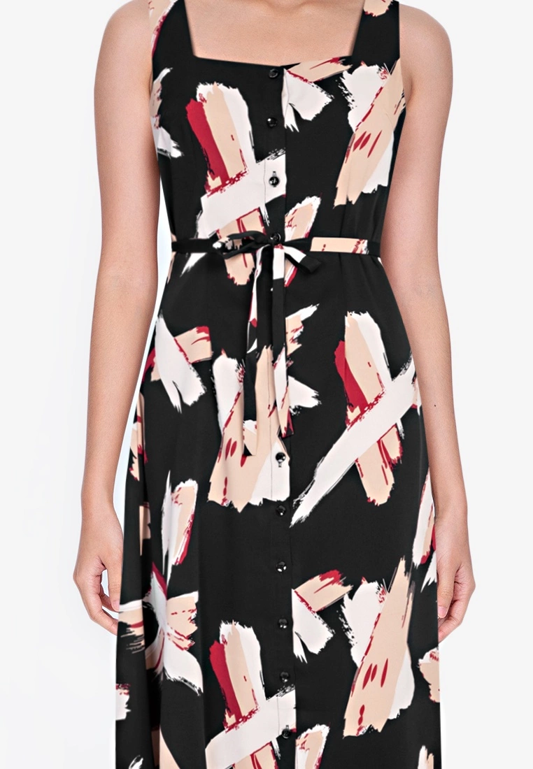 ZALORA BASICS Square Neck Midi Dress - Billede 3