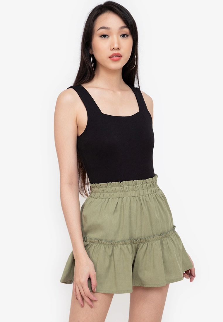 ZALORA BASICS Square Neck Top
