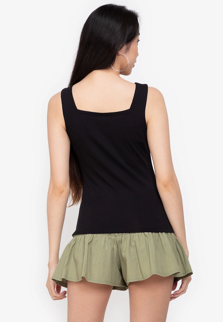 ZALORA BASICS Square Neck Top - Billede 2
