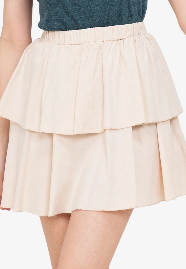 ZALORA BASICS Ruffle Tiered Skirt - Billede 3