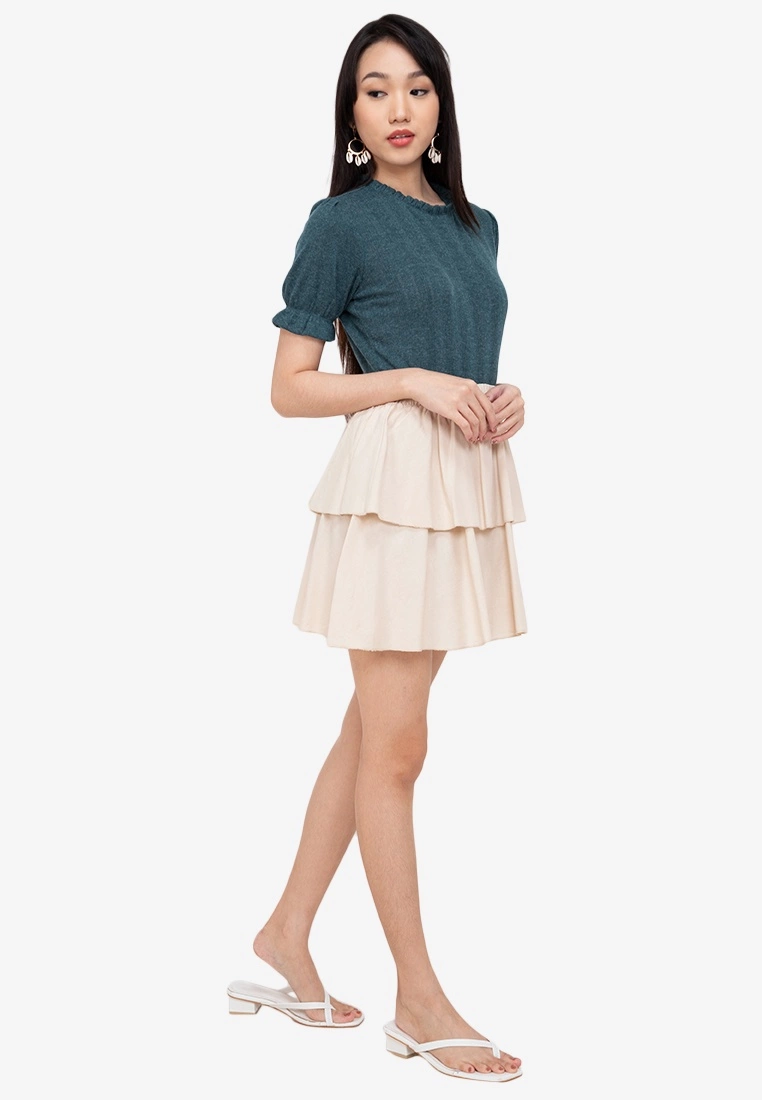 ZALORA BASICS Ruffle Tiered Skirt - Billede 4