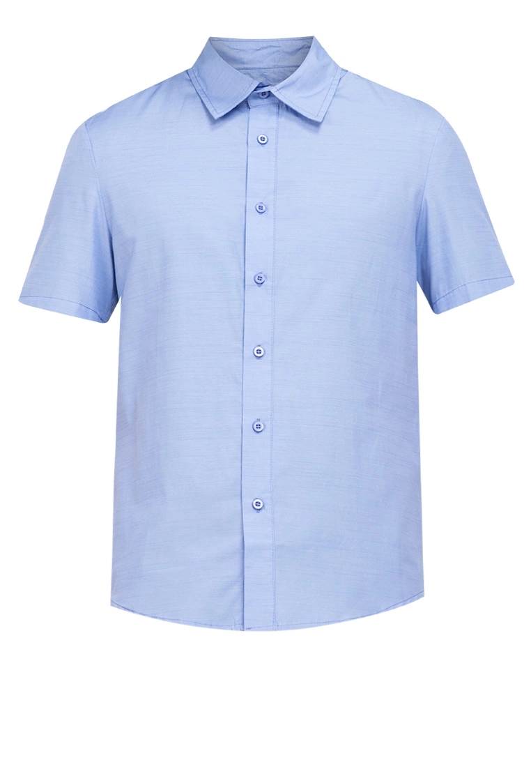 ZALORA BASICS Straight Weave Short Sleeve Shirt - Billede 5