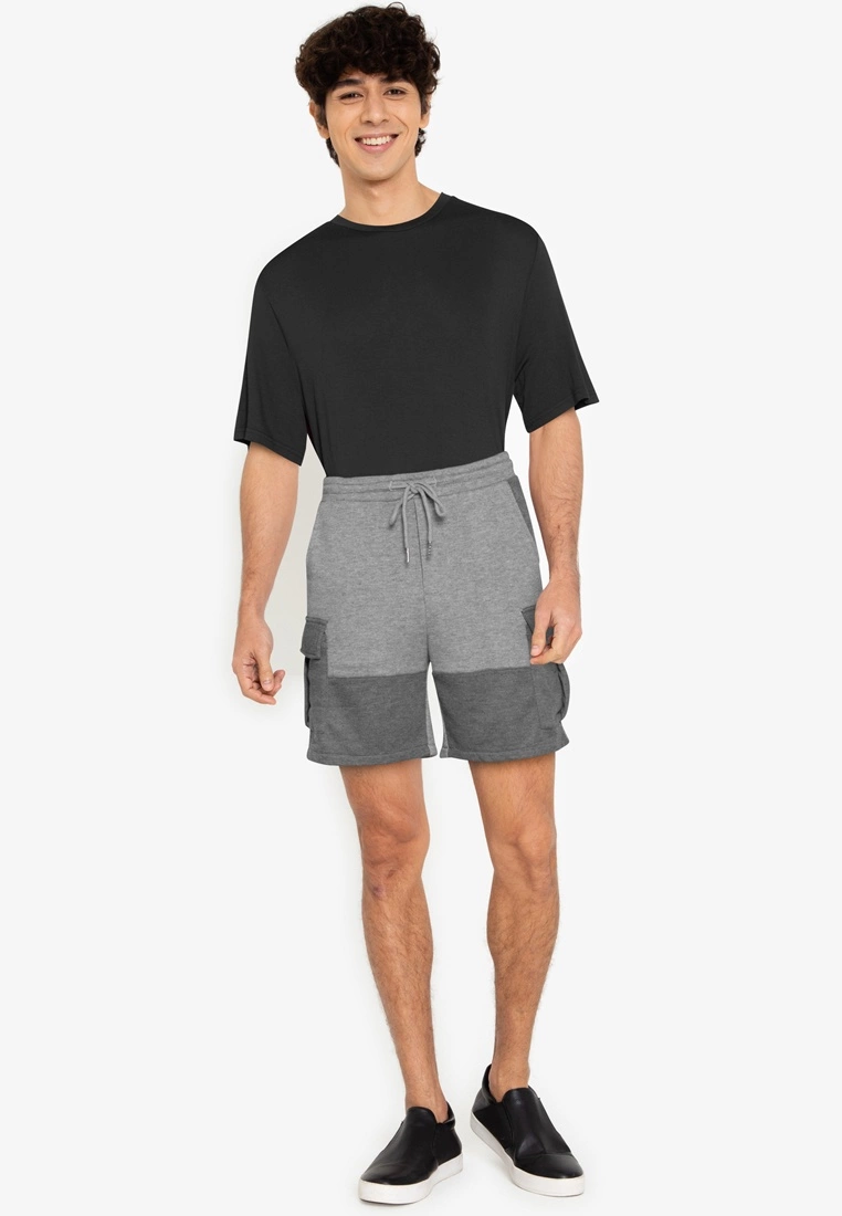 ZALORA BASICS Two Tone Cargo Shorts - Billede 4
