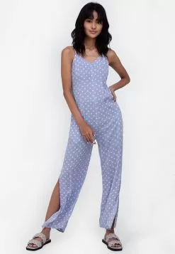 ZALORA BASICS Side Slit Cami Jumpsuit