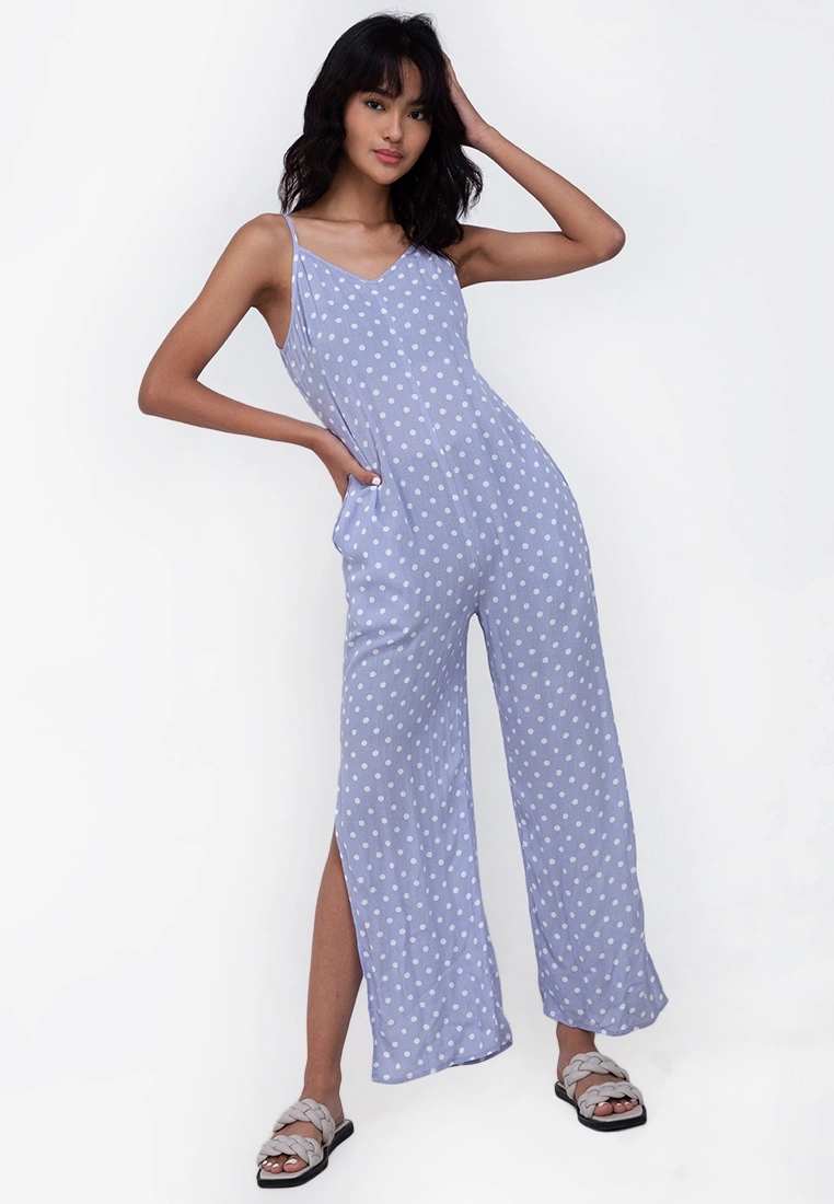 ZALORA BASICS Side Slit Cami Jumpsuit - Billede 4