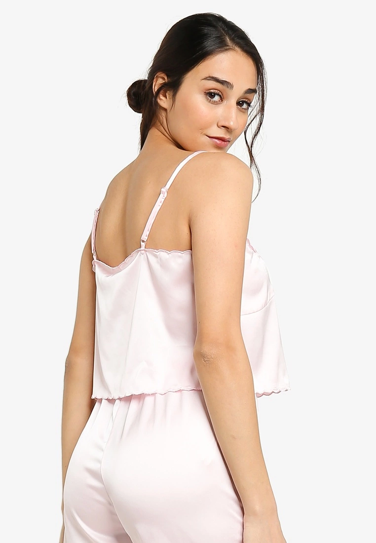 ZALORA BASICS Lounge Embroidered Cami - Billede 2
