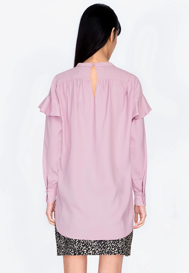 ZALORA BASICS High Neck Long Sleeve Blouse - Billede 2