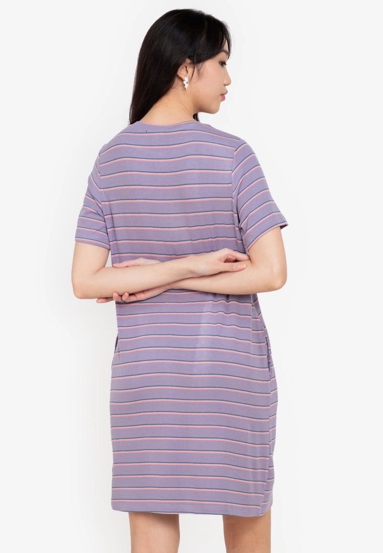 ZALORA BASICS Stripe T-Shirt Dress - Billede 2