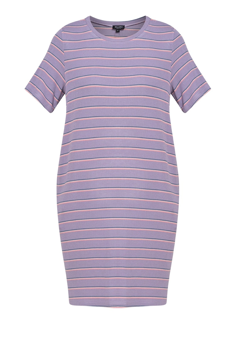 ZALORA BASICS Stripe T-Shirt Dress - Billede 5