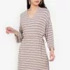 ZALORA BASICS Jersey Side Drawstring Dress