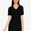 ZALORA BASICS Broderie Fitted Shirt Dress