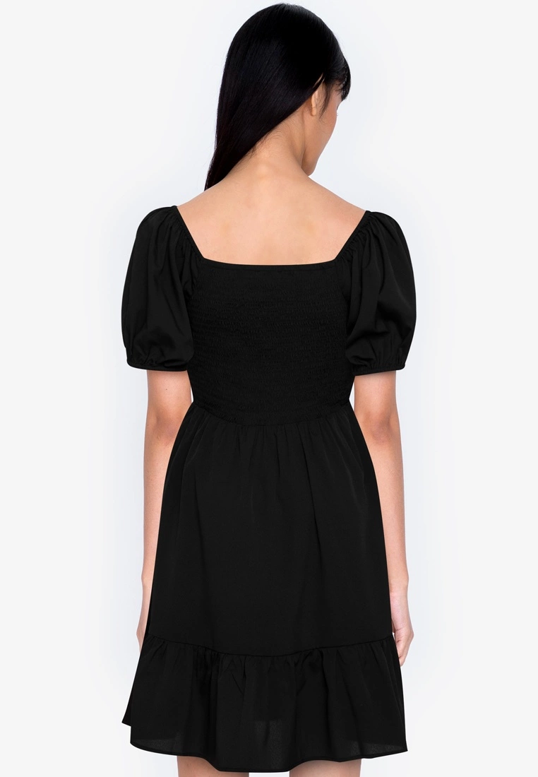 ZALORA BASICS Square Neck Puff Sleeve Dress - Billede 2