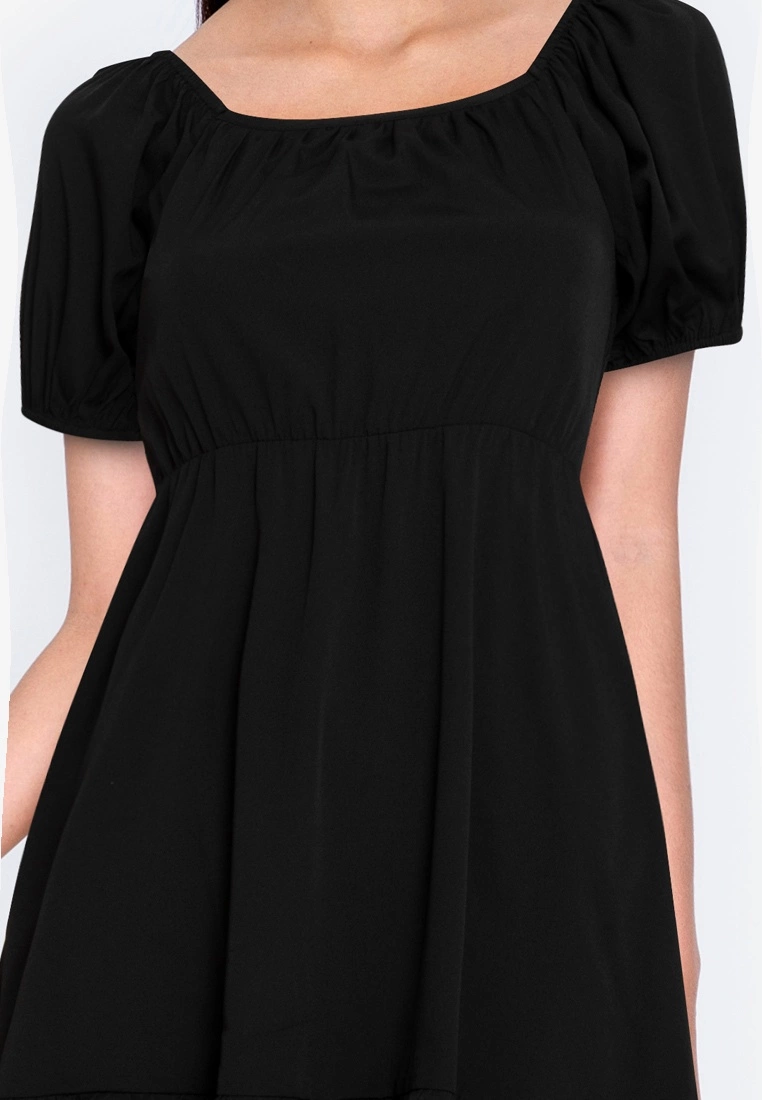 ZALORA BASICS Square Neck Puff Sleeve Dress - Billede 3