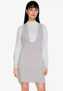 ZALORA BASICS Pinafore Mini Skirt