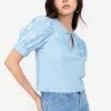 ZALORA BASICS Embroidery Crop Top