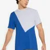 ZALORA BASICS Chevron Colour Block Oversized T-shirt