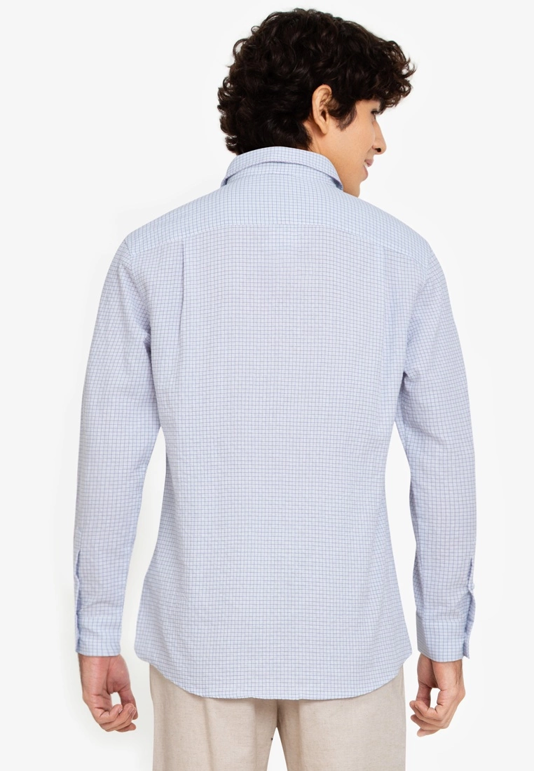 ZALORA BASICS Checkered Long Sleeve Shirt - Billede 2