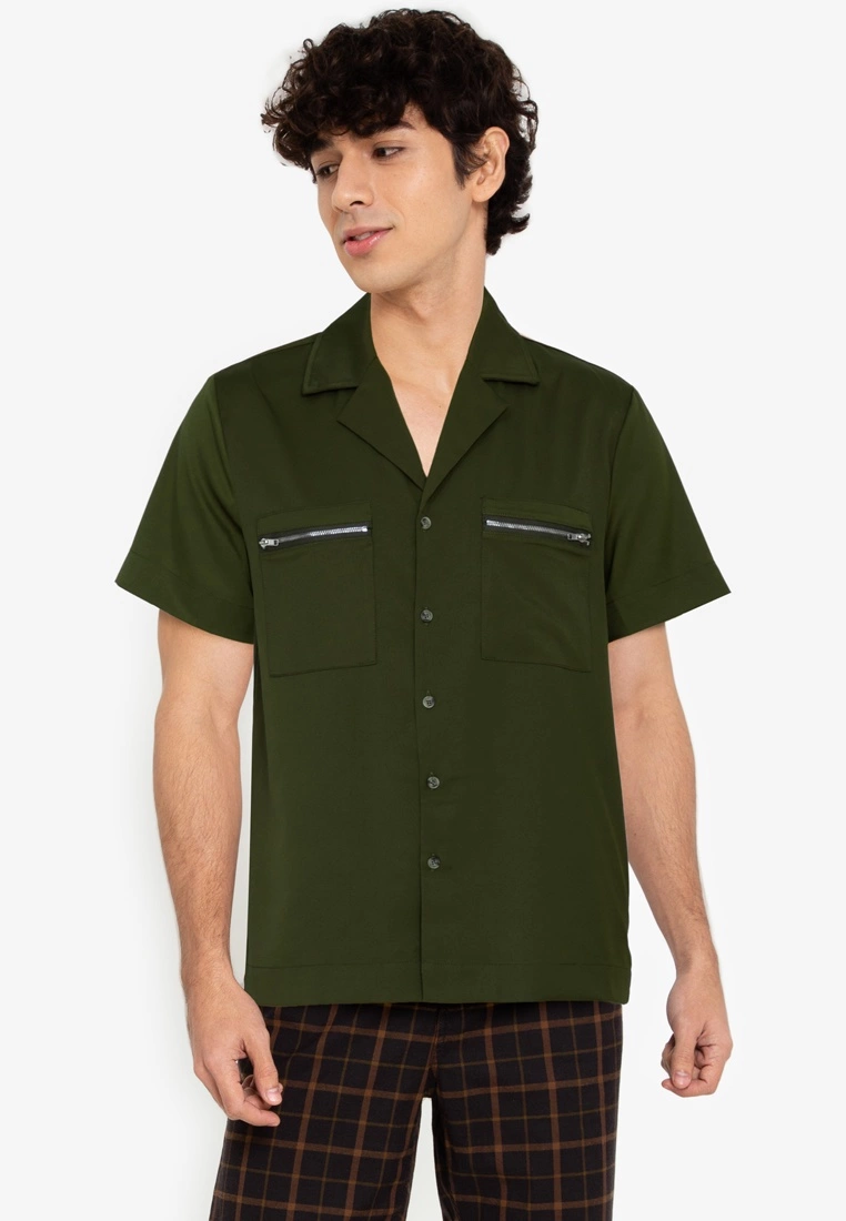 ZALORA BASICS Zipped Pocket Shirt - Billede 5