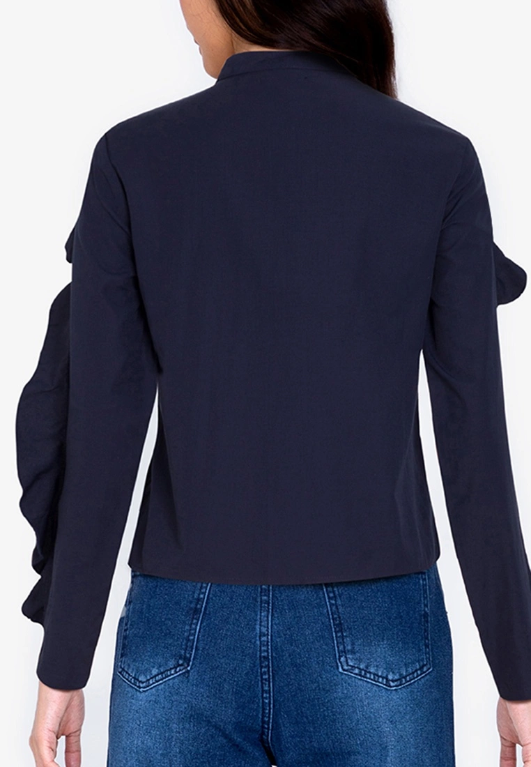 ZALORA BASICS Ruffle Sleeve Top - Billede 2