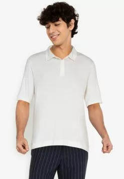 ZALORA BASICS Relax Fit Polo Shirt