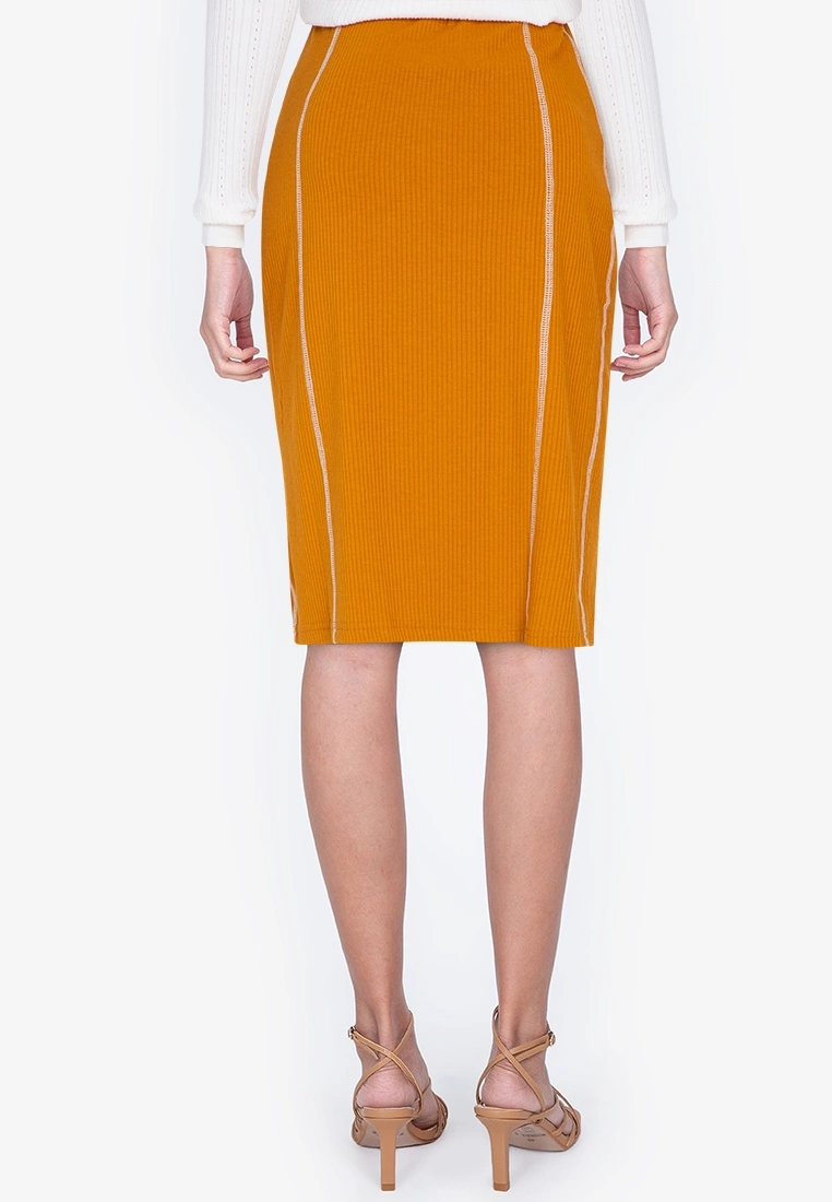 ZALORA BASICS Rib Skirt with Contrast Trim - Billede 2