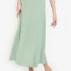 ZALORA BASICS Maxi Skirt With Slits