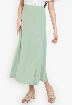 ZALORA BASICS Maxi Skirt With Slits