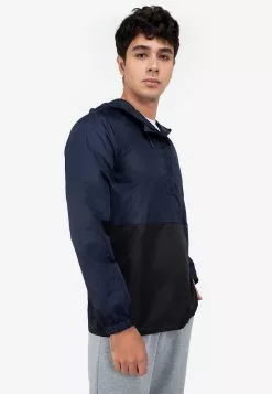 ZALORA BASICS Duo Tone Zipped Jacket