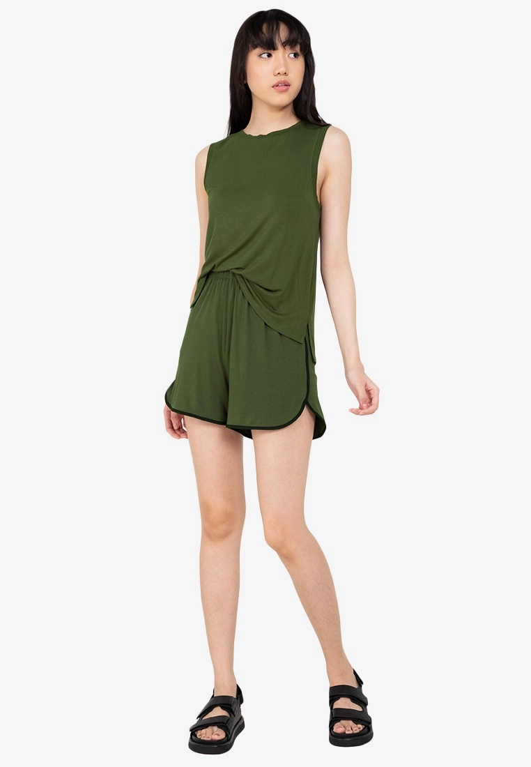 ZALORA BASICS Basic Contrast Trim Shorts - Billede 4