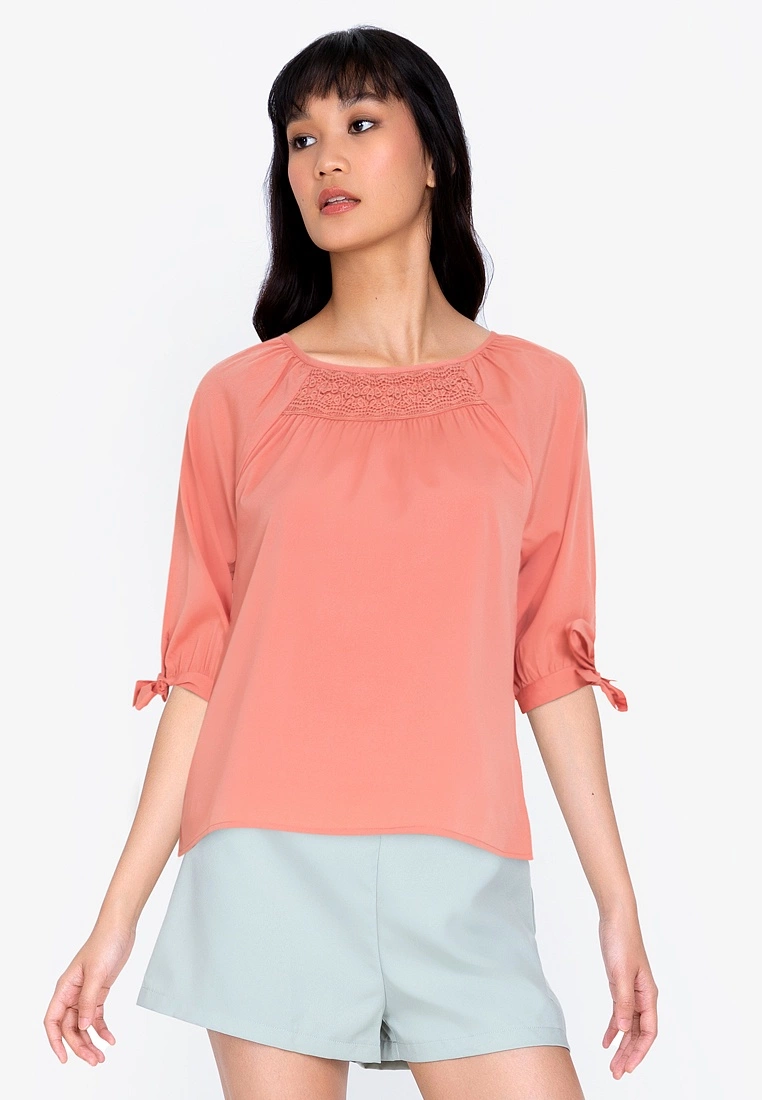 ZALORA BASICS Trim Detail Tunic