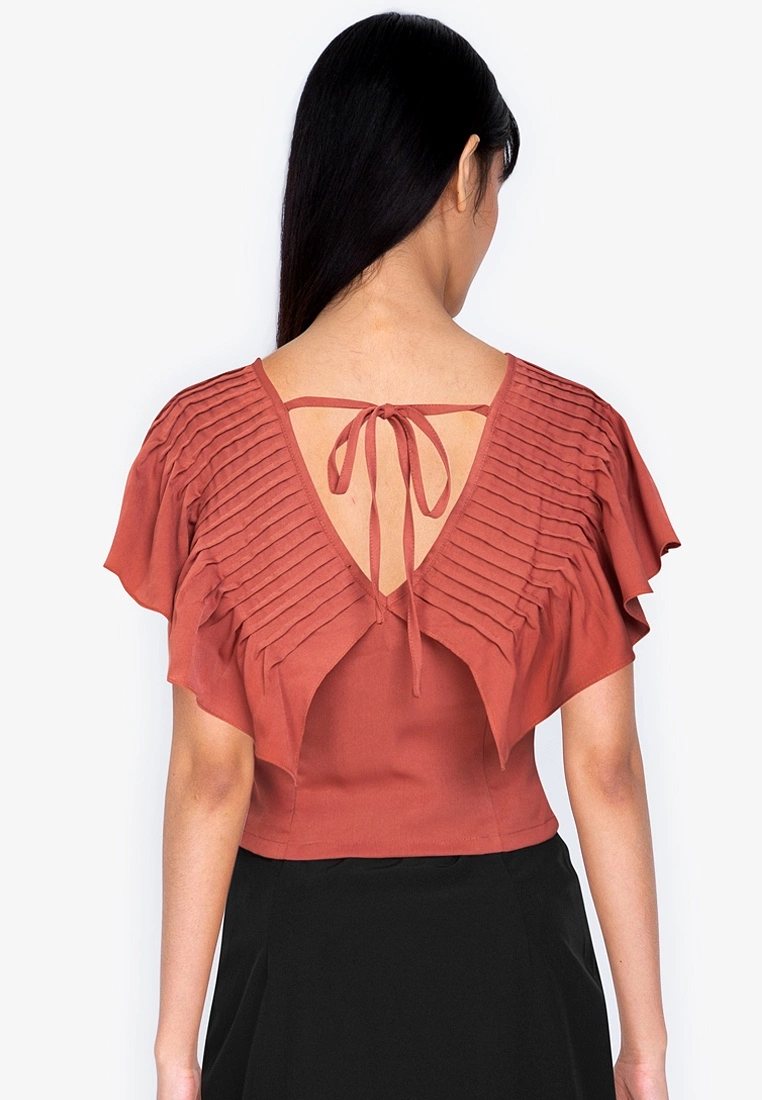 ZALORA BASICS Pintuck Detail Crop Top - Billede 2