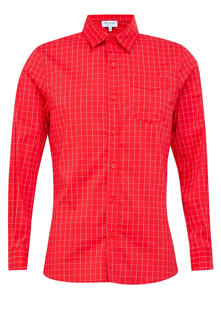 ZALORA BASICS Windowpane Check Regular Shirt - Billede 5