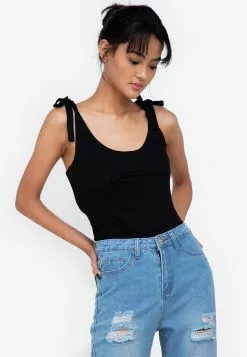 ZALORA BASICS Tie Strap Top