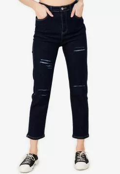 ZALORA BASICS Sliced Skinny Jeans