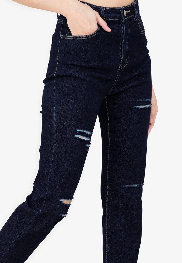 ZALORA BASICS Sliced Skinny Jeans - Billede 3