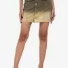 ZALORA BASICS Button Front Ombre Denim Skirt
